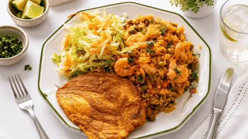 Arroz de Camarones